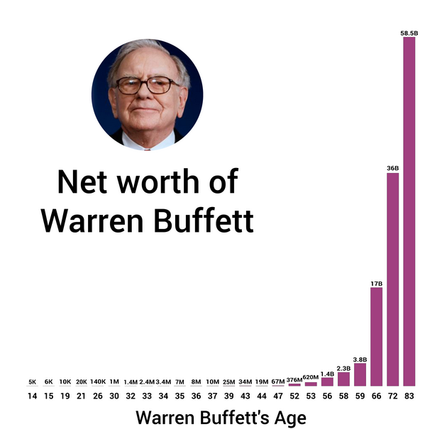 Warren Buffet Vermogensgroei