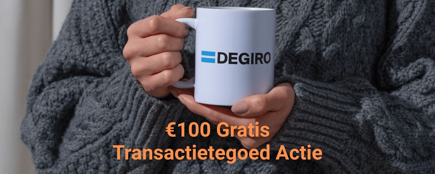 DEGIRO 100 euro gratis transactietegoed actie